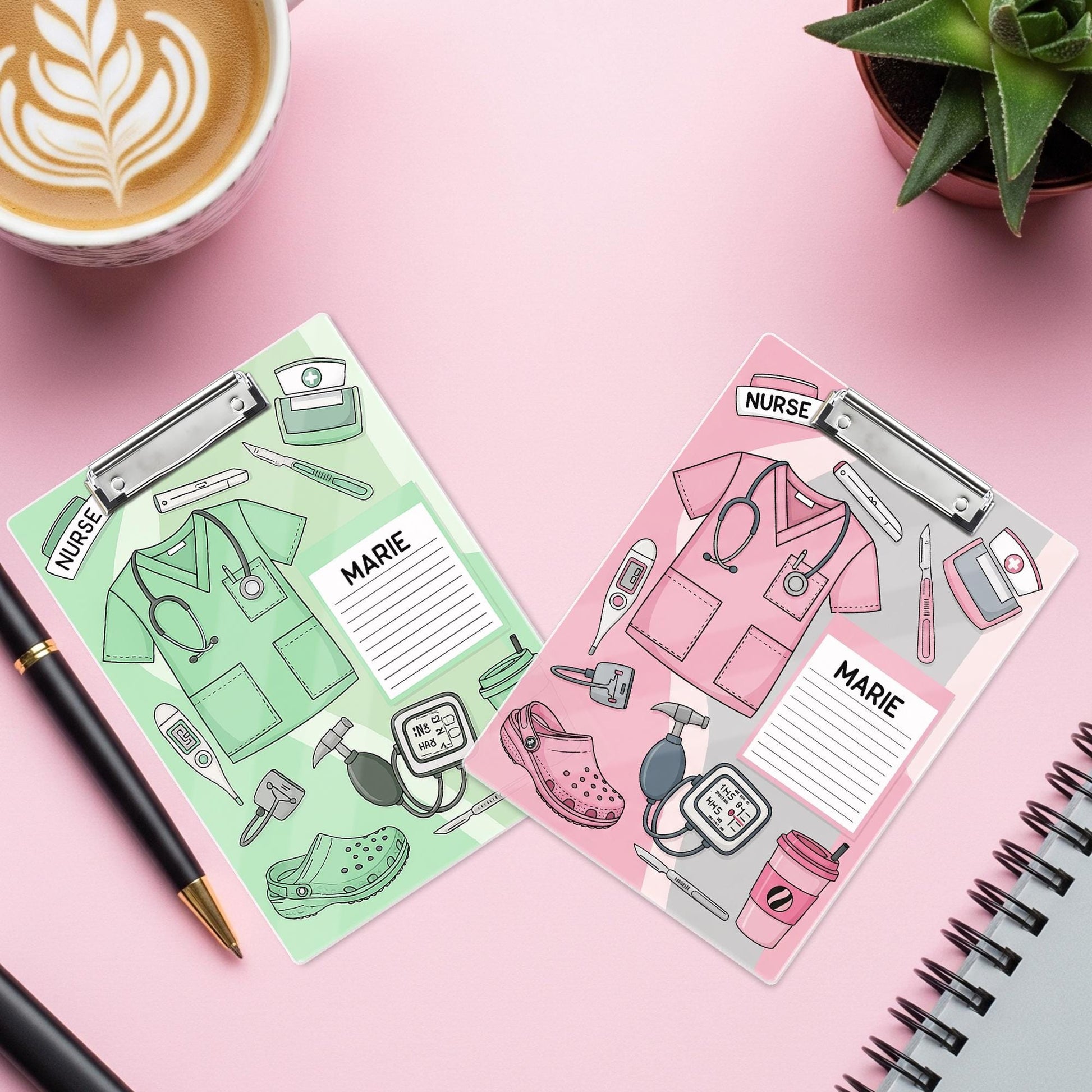 Custom Nurse Clipboard, Personalized Medical Clipboard, Nurse Gift with Name, Cute RN Clipboard, Nursing School Supplies