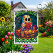 Read More Boooooks Ghost Flag, Spooky Book Lover Halloween Decor, Cute Reading Ghost Yard Art, Bookworm Gift for Librarian, Fall Decor