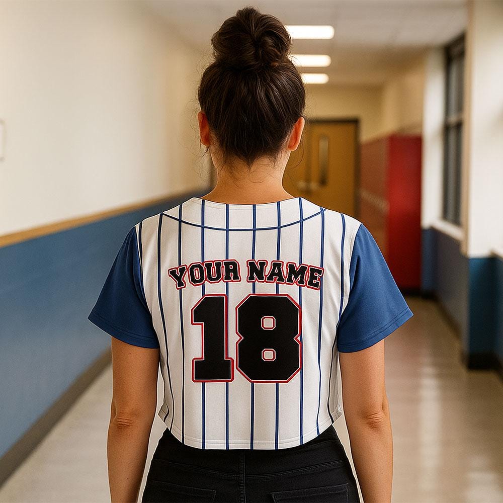 Personalized Baseball of The Year Baseball Jersey, Custom Name & Number Toddler Shirt, Kids Pinstripe Uniform, Birthday Baseball Gift