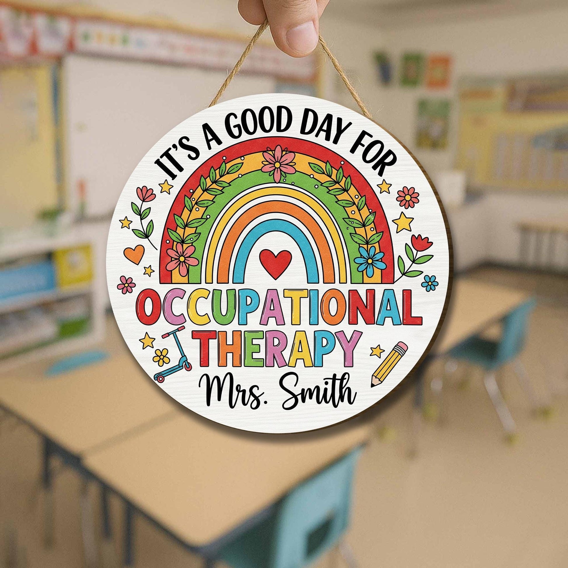 Occupational Therapist Door Sign, It's A Good Day For Occupational Therapy, Occupational Therapy Gift, Custom OT Door Sign, New OT Gift