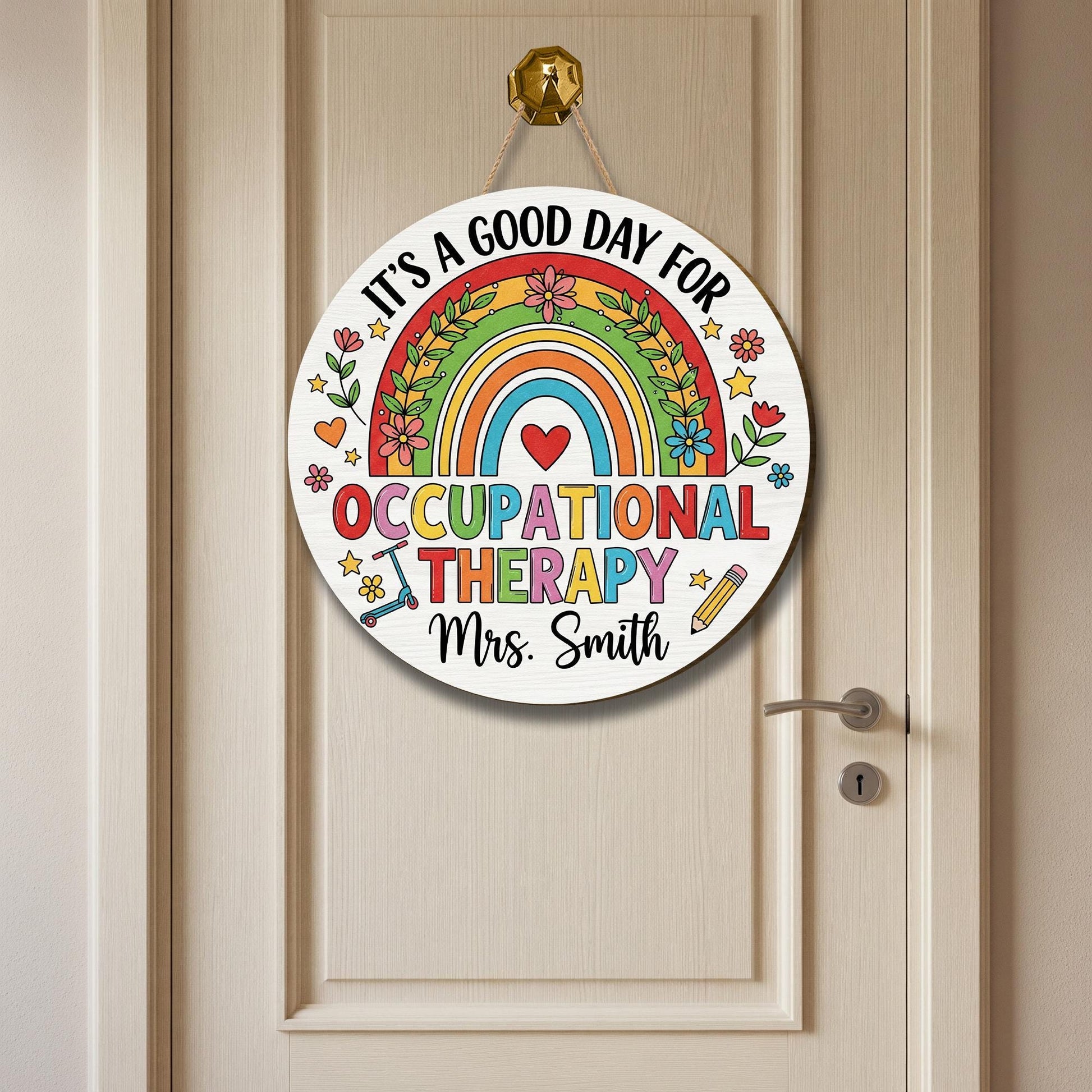 Occupational Therapist Door Sign, It's A Good Day For Occupational Therapy, Occupational Therapy Gift, Custom OT Door Sign, New OT Gift