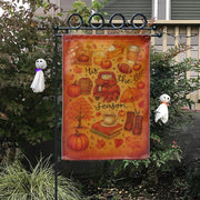 Tis the Season Fall Garden Flag, Cozy Autumn Yard Decor, Pumpkin Pie Coffee Porch Sign, Seasonal Outdoor Flag for Front Lawn