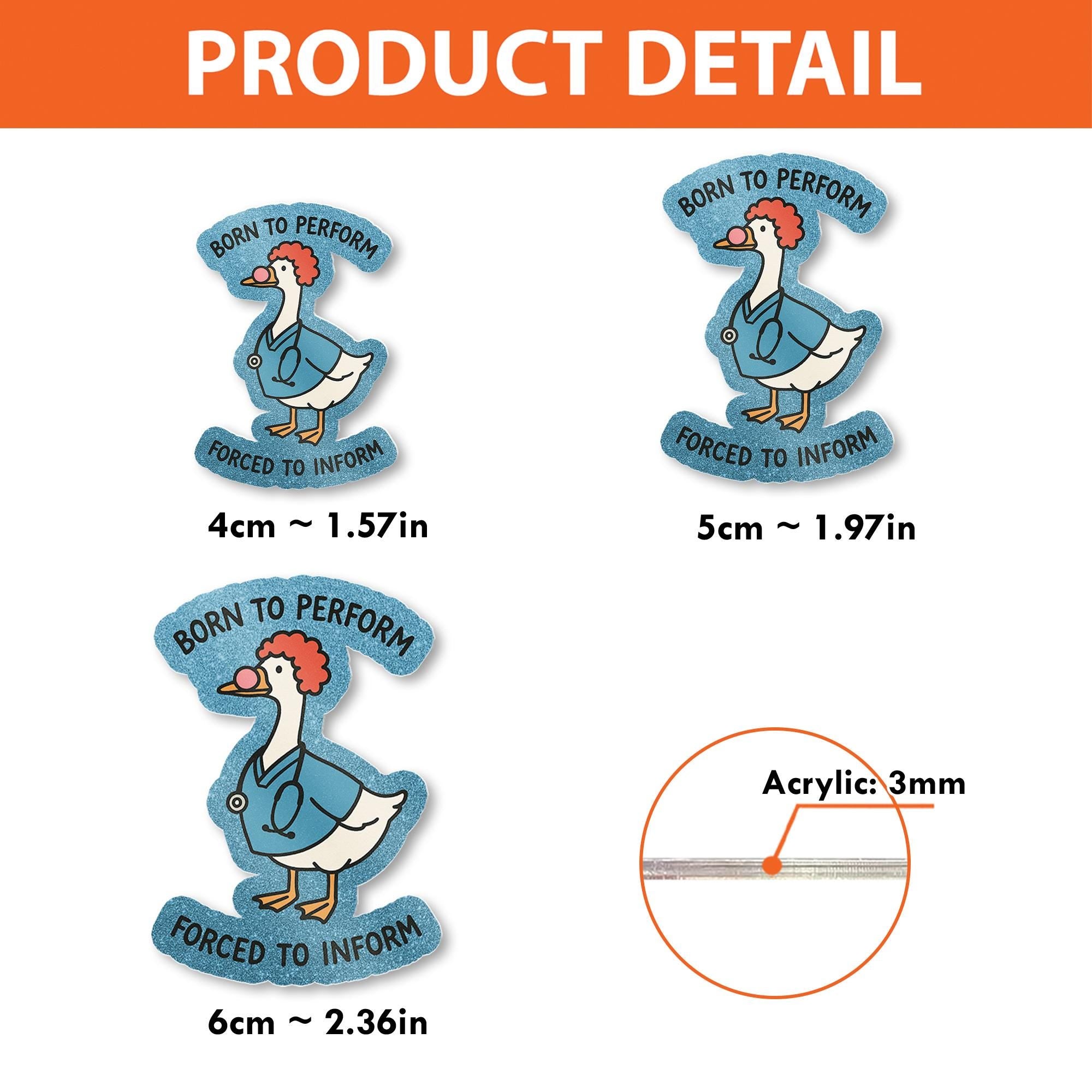 Funny Silly Goose Nurse Badge Reel, Goose ID Badge Holder, Medical Humor Retractable Reel, Cute Animal Stethoscope Clip, RN Office Gift