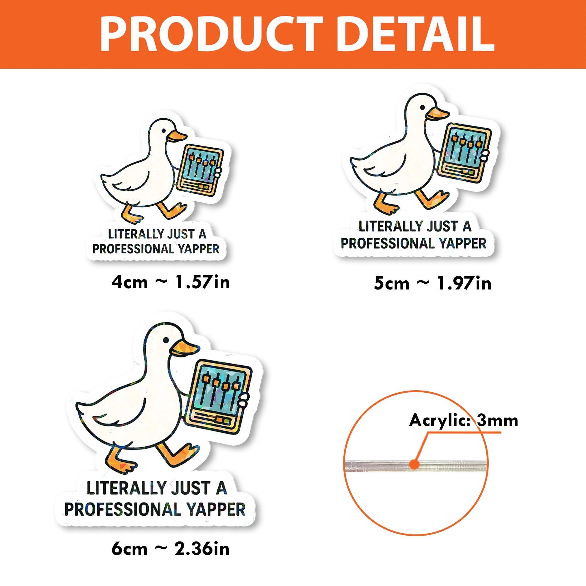 Silly Goose SLP Badge Reel, Funny Goose ID Holder, Professional Yapper Clip, Speech Therapist Gift, Cute Speech Pathology Reel