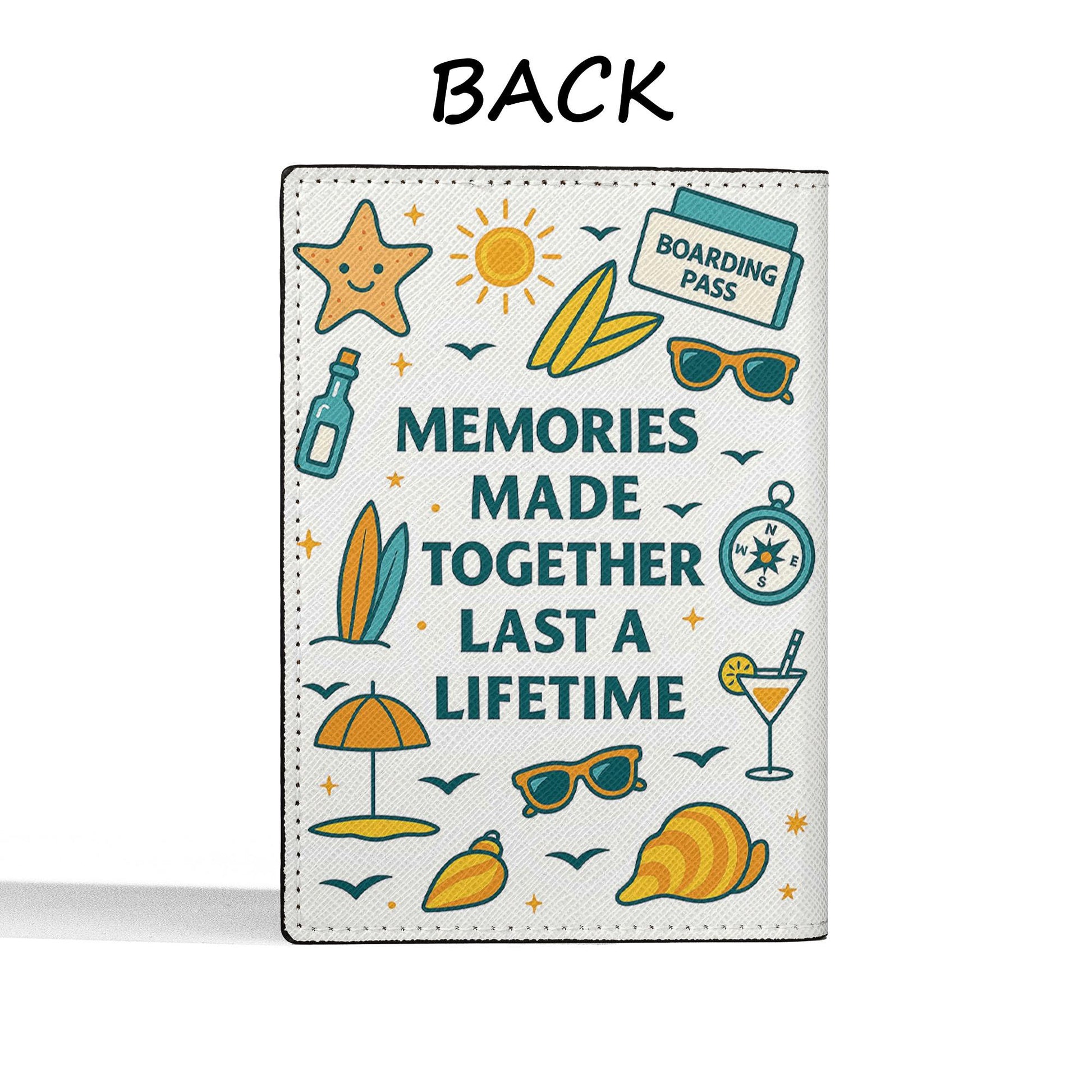 Custom Family Passport Wallet & Tag Set, Personalized Travel Gift with Name, Vacation Leather Cover, Globe Acrylic Luggage Tag, Travel Gifts