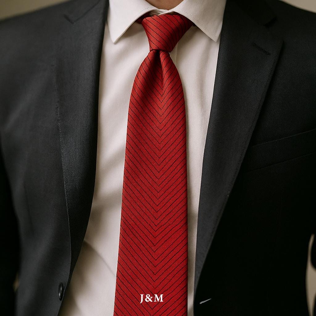 Custom Wedding Necktie with Personalized Photo Tie Patch – Groomsmen, Best Man, Father of the Bride Gift with Monogram & Date