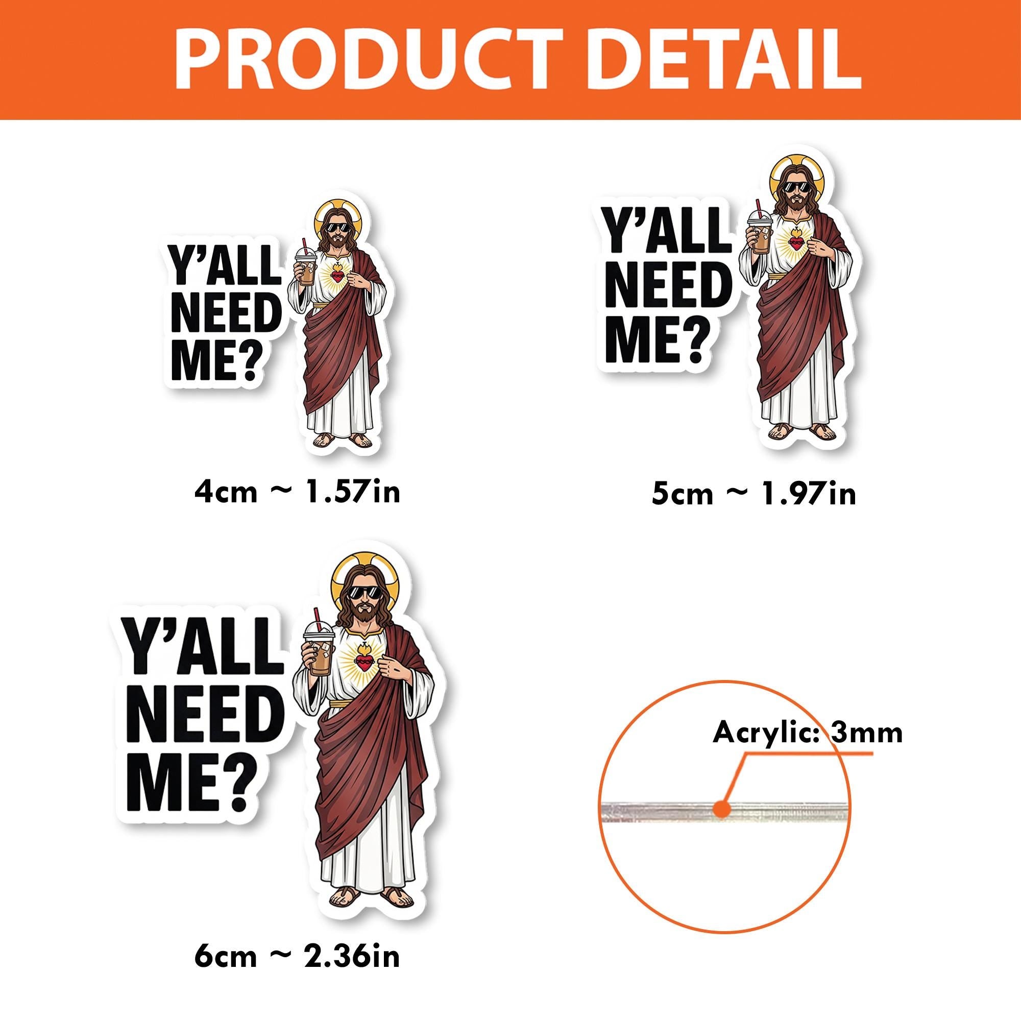 Funny Jesus Badge Reel, Y’all Need Me ID Holder, Christian Nurse Gift, Religious Badge Clip, Spiritual Work Accessory