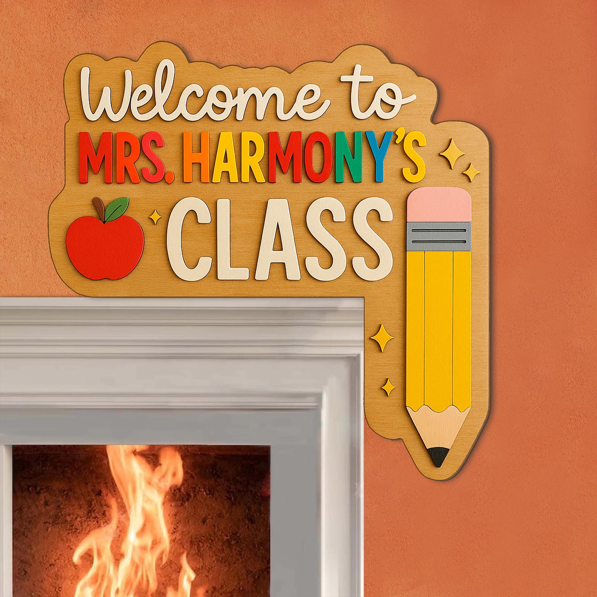 Custom Teacher Classroom Door Sign | Welcome Corner Name Plaque | Back to School Teacher Gift | Personalized Classroom Decor