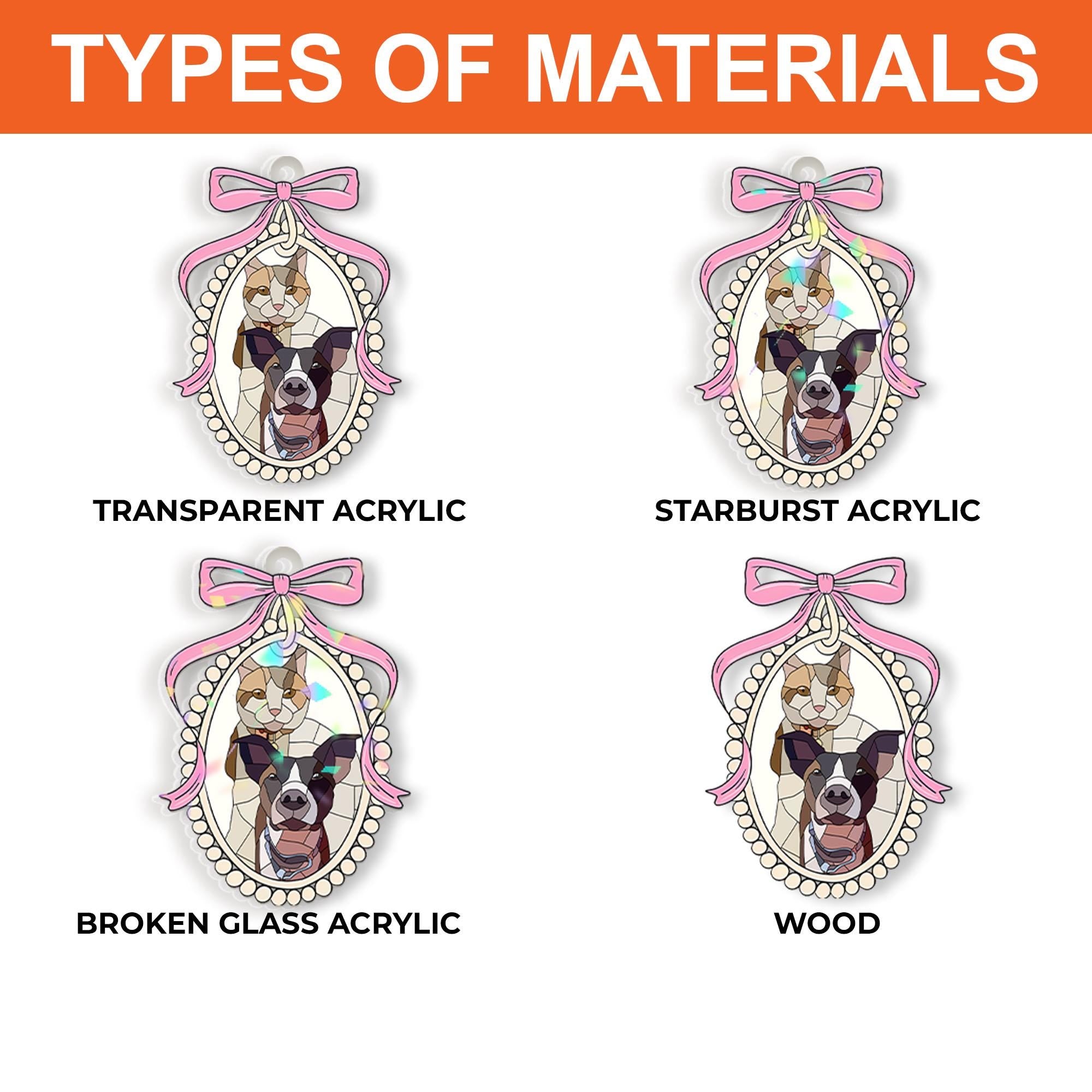 Custom Pet Portrait Earrings – Personalized Cat & Dog Face Jewelry with Pink Bow Frame – Unique Gift for Pet Lovers and Fur Moms