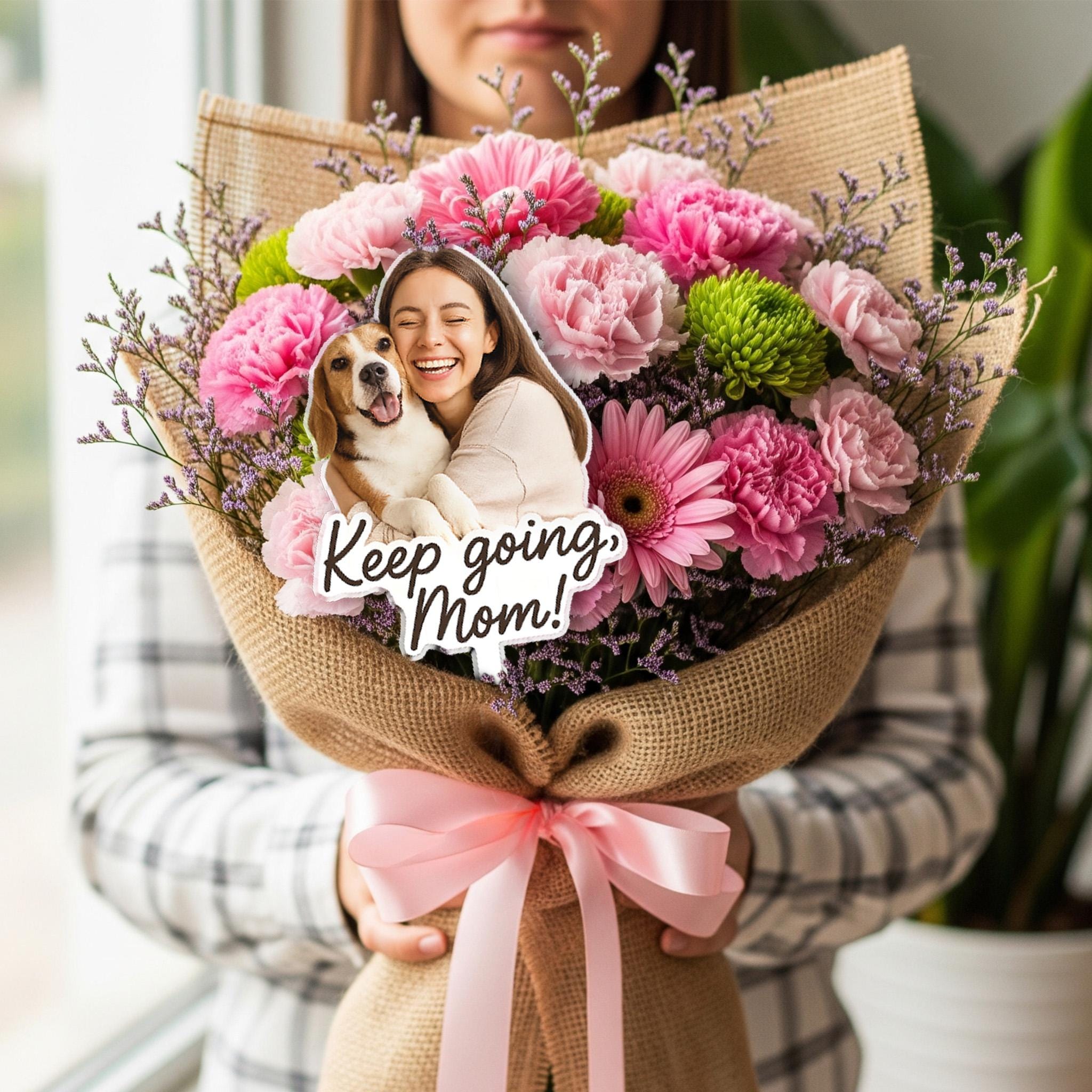 Get Well Soon Gift | Personalized Topper with Photo & Message | Patient Recovery Cheer l Surgery Recovery l Self Care Get Well Gift