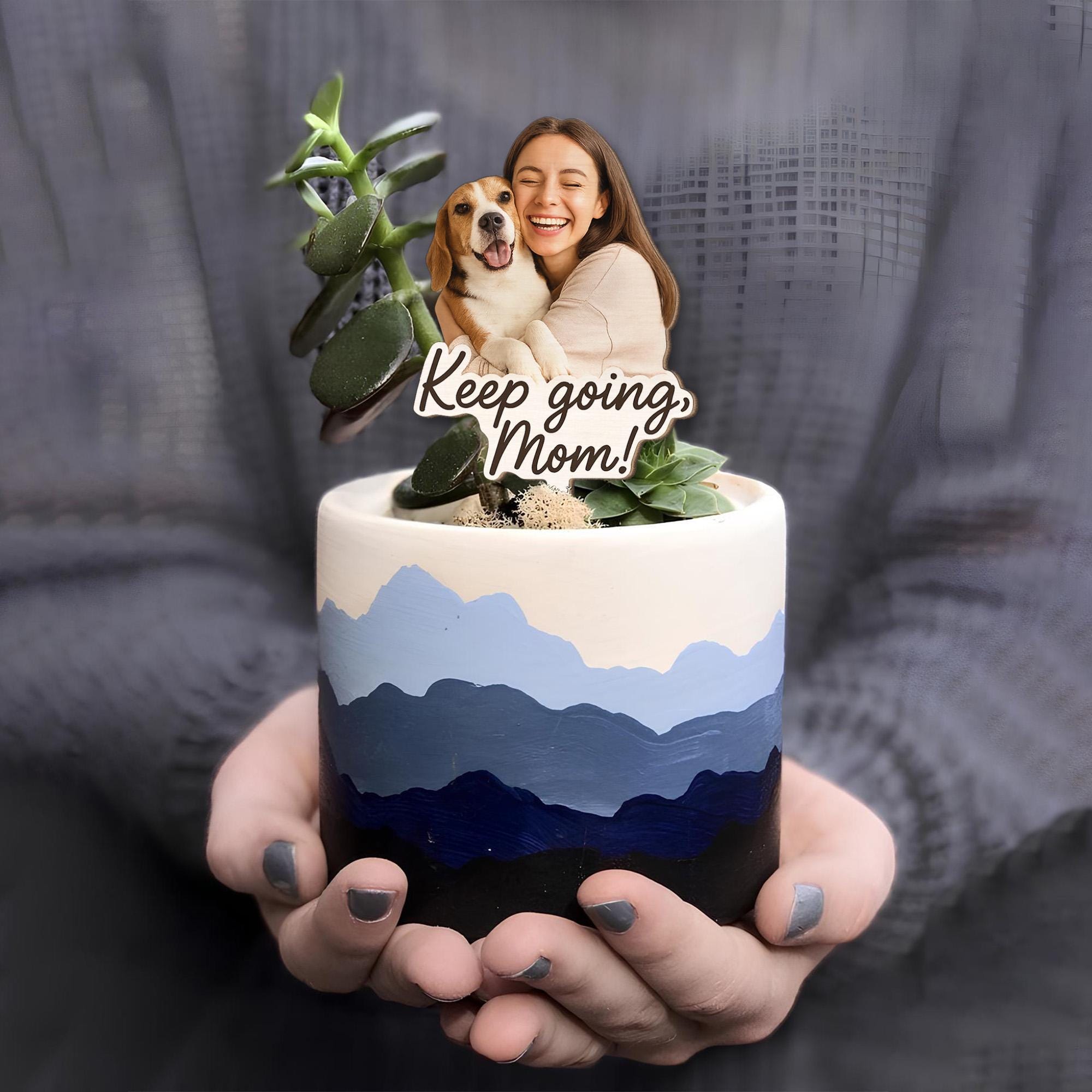 Get Well Soon Gift | Personalized Topper with Photo & Message | Patient Recovery Cheer l Surgery Recovery l Self Care Get Well Gift