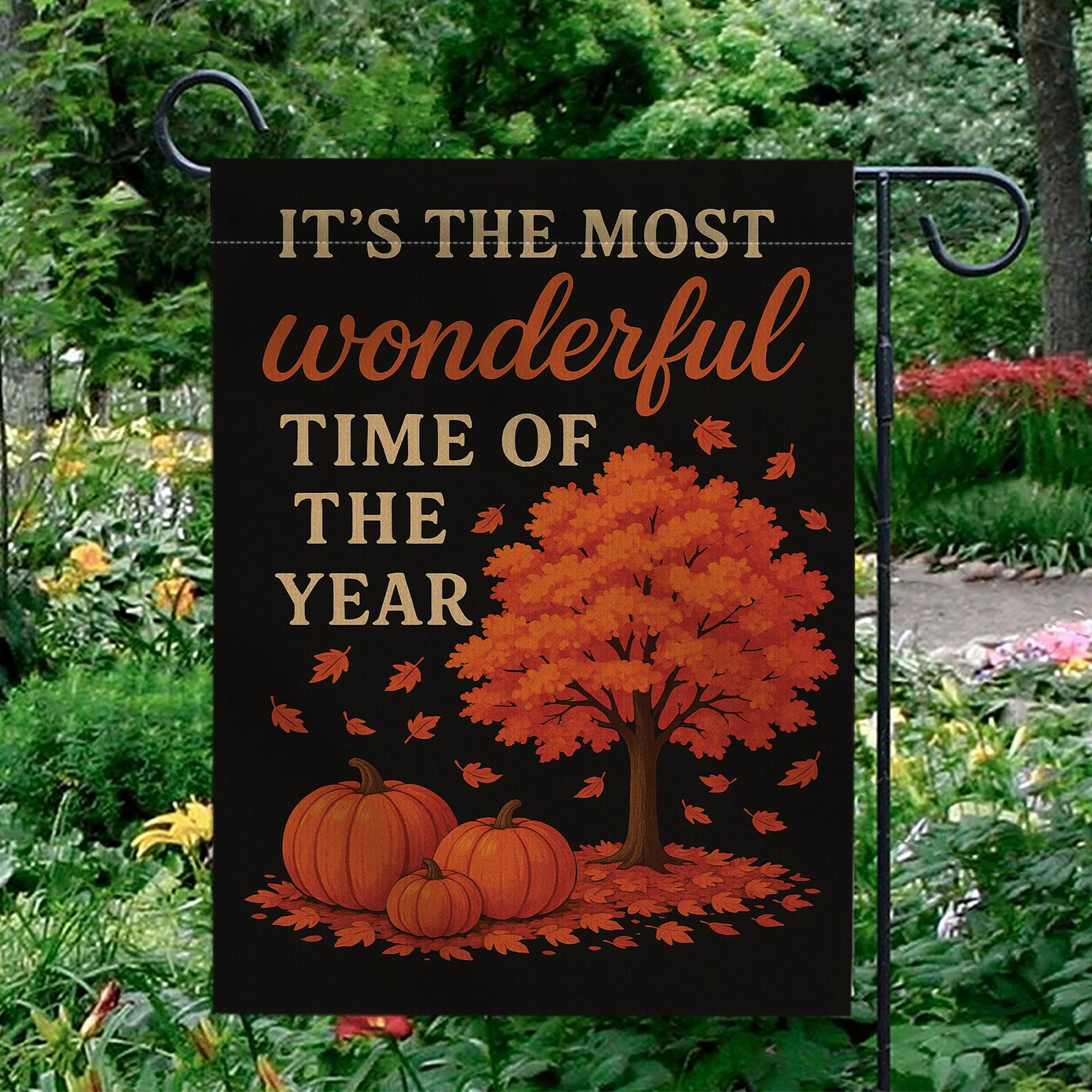 Season of the Witch Garden Flag , Spooky Fall Outdoor Yard Banner, Witchy Halloween Decor, Season Witch Flag, Halloween Flag