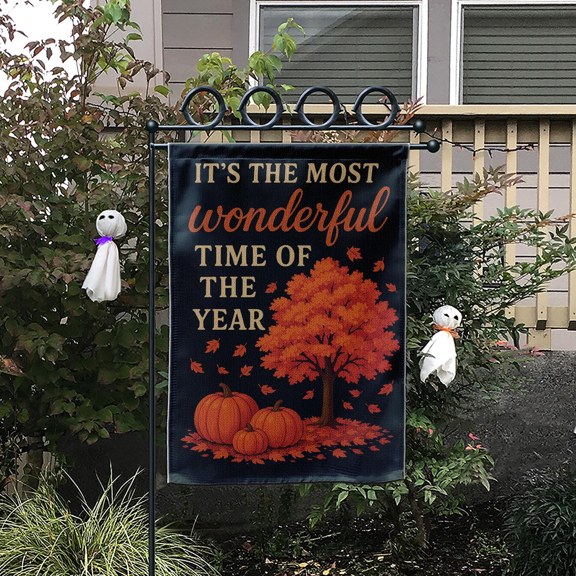 Season of the Witch Garden Flag , Spooky Fall Outdoor Yard Banner, Witchy Halloween Decor, Season Witch Flag, Halloween Flag