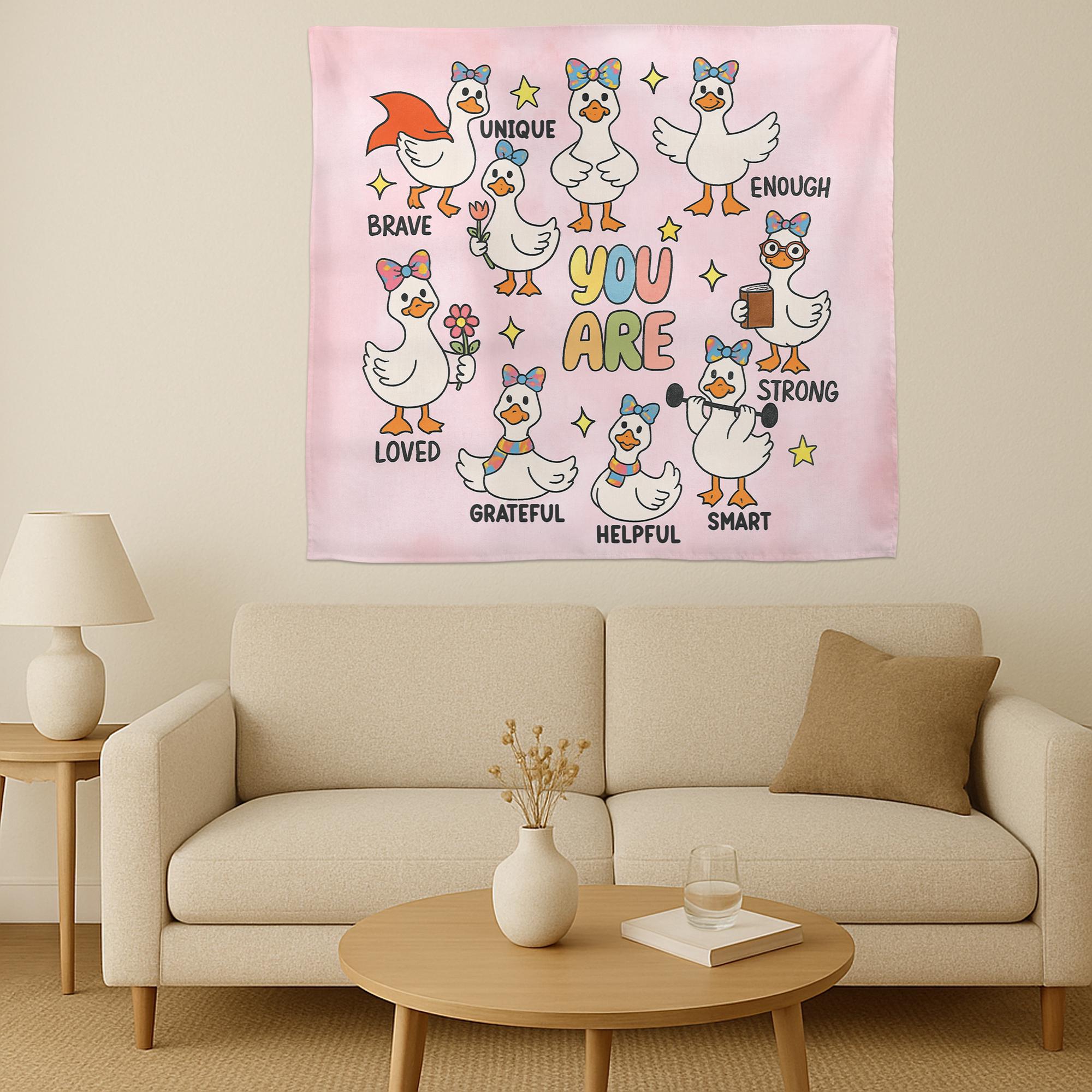 You Are Goose Wall Art – Positive Affirmation Poster for Classroom, Preschool, Daycare, or Kids Room | Cute Motivational Teacher Decor
