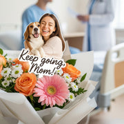 Get Well Soon Gift | Personalized Topper with Photo & Message | Patient Recovery Cheer l Surgery Recovery l Self Care Get Well Gift