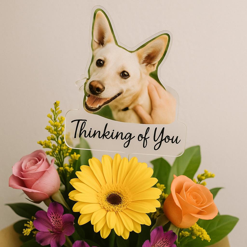Get Well Soon Gift | Personalized Topper with Photo & Message | Patient Recovery Cheer l Surgery Recovery l Self Care Get Well Gift