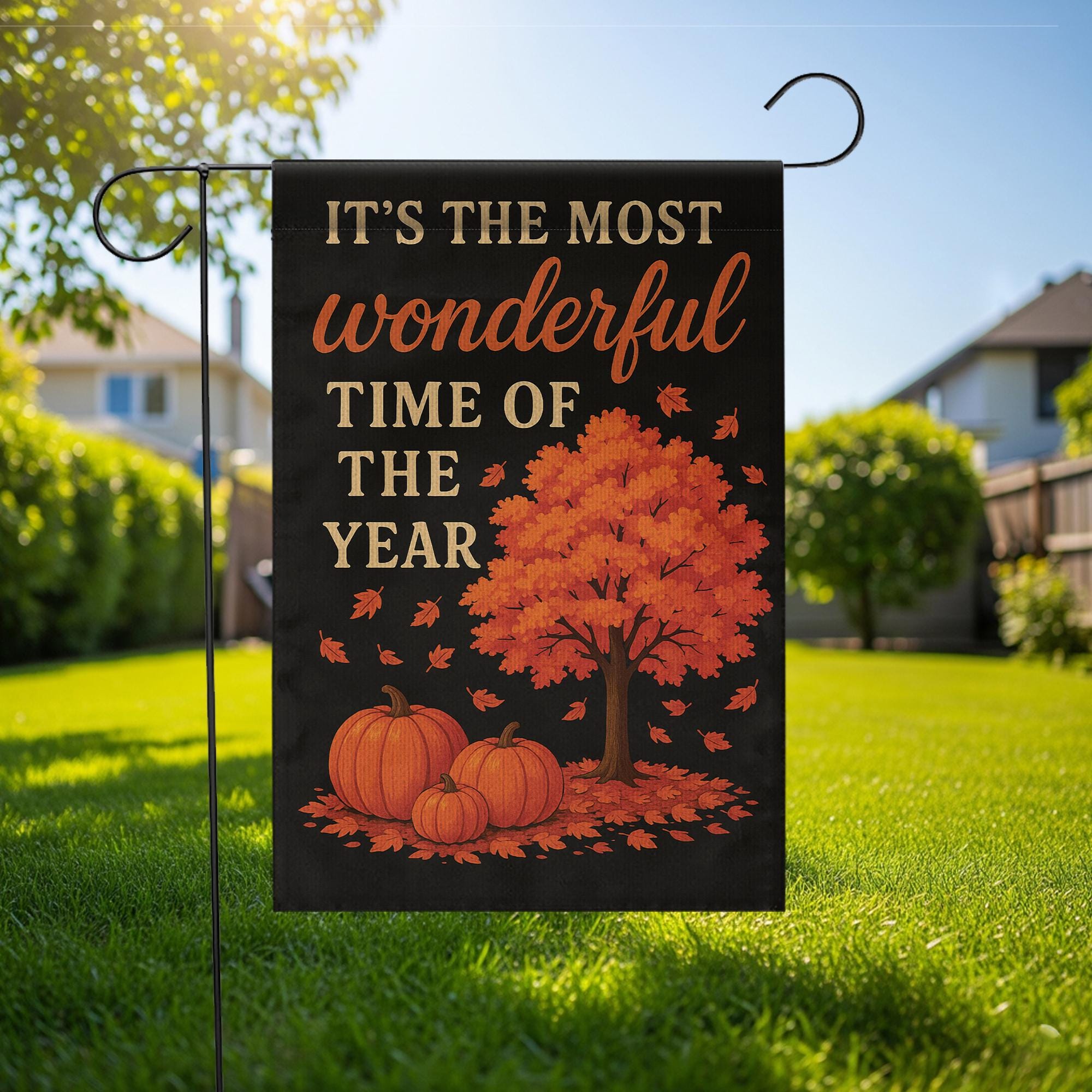 Season of the Witch Garden Flag , Spooky Fall Outdoor Yard Banner, Witchy Halloween Decor, Season Witch Flag, Halloween Flag