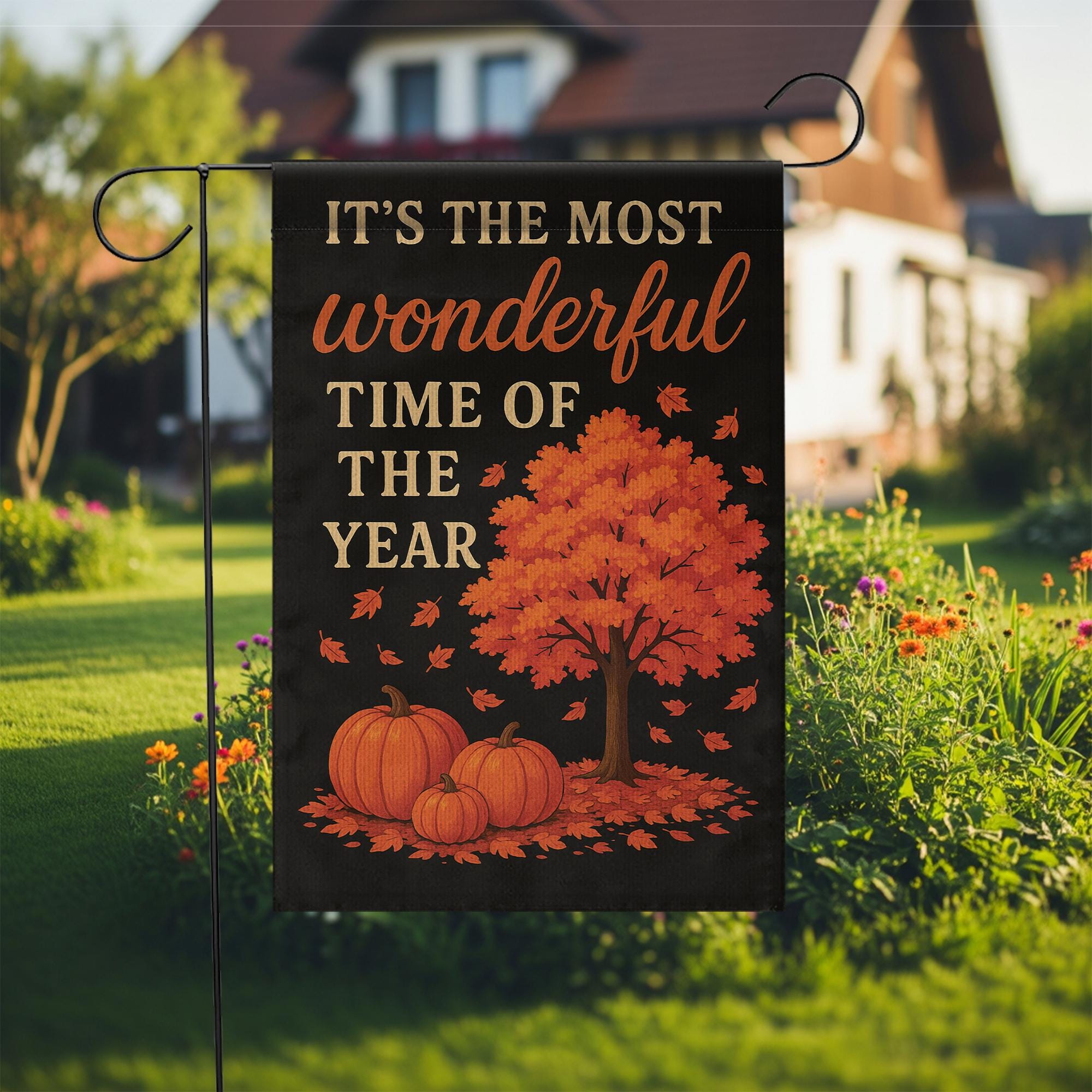 Season of the Witch Garden Flag , Spooky Fall Outdoor Yard Banner, Witchy Halloween Decor, Season Witch Flag, Halloween Flag