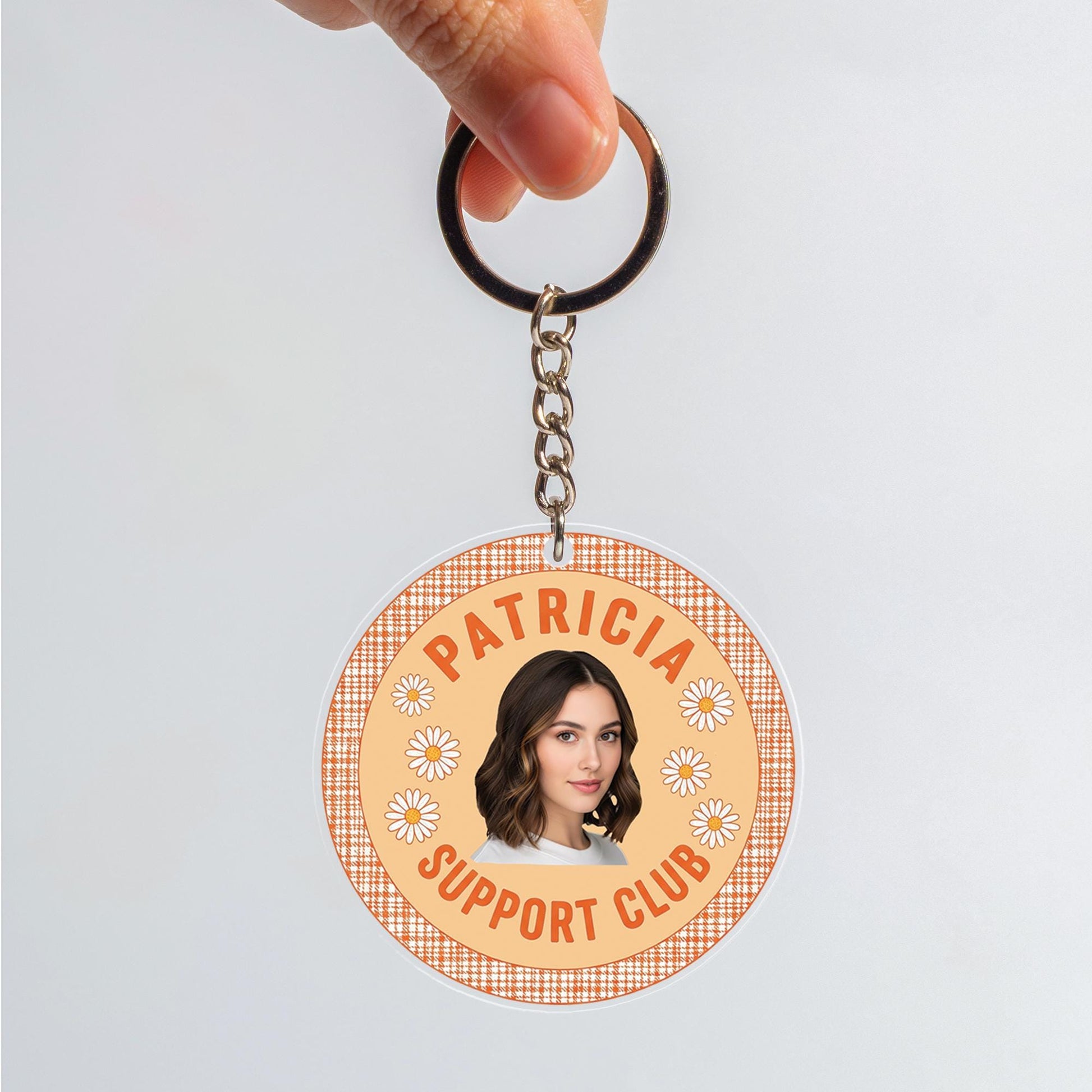 Custom Photo Keychain: Personalized Acrylic Friendship Keyring