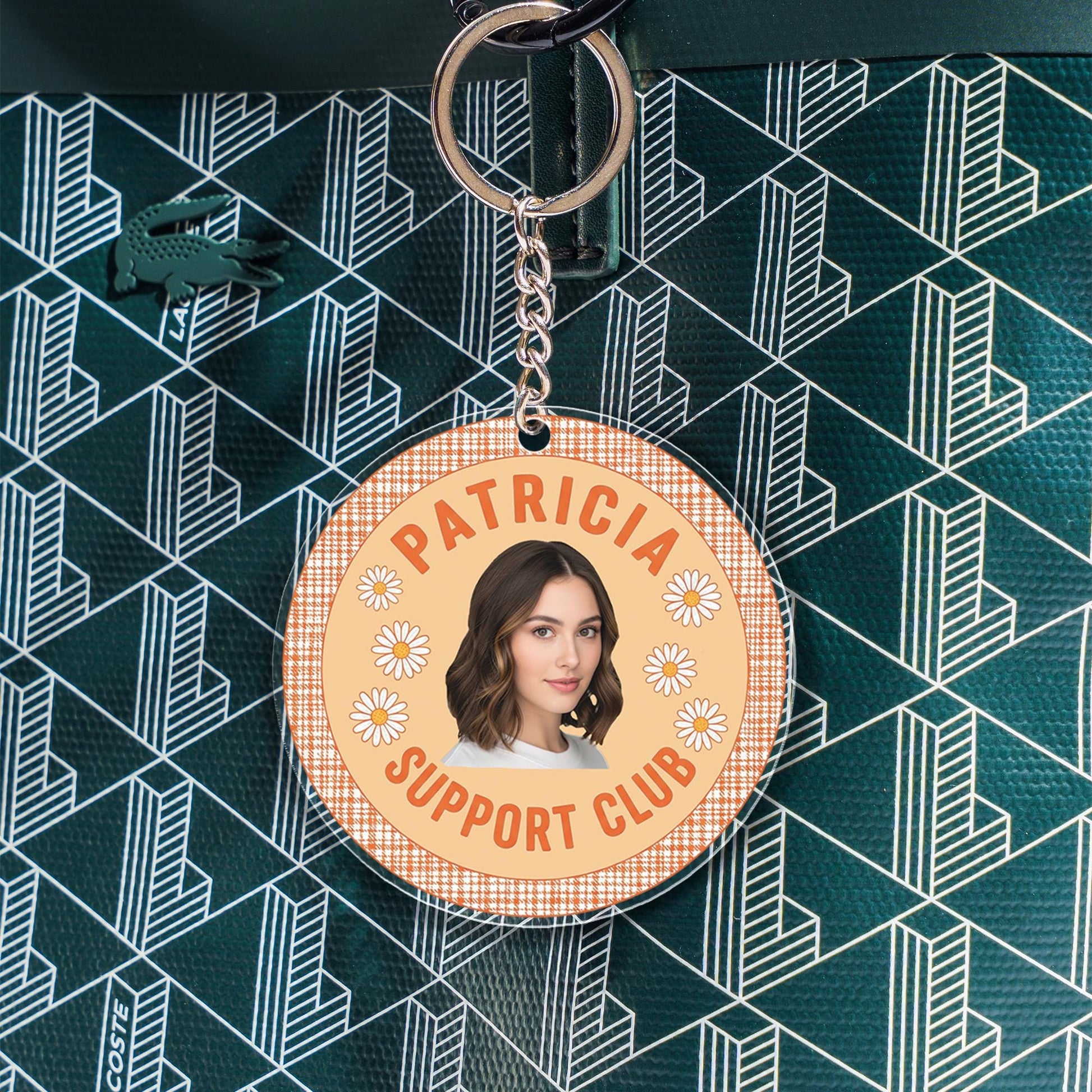 Custom Photo Keychain: Personalized Acrylic Friendship Keyring