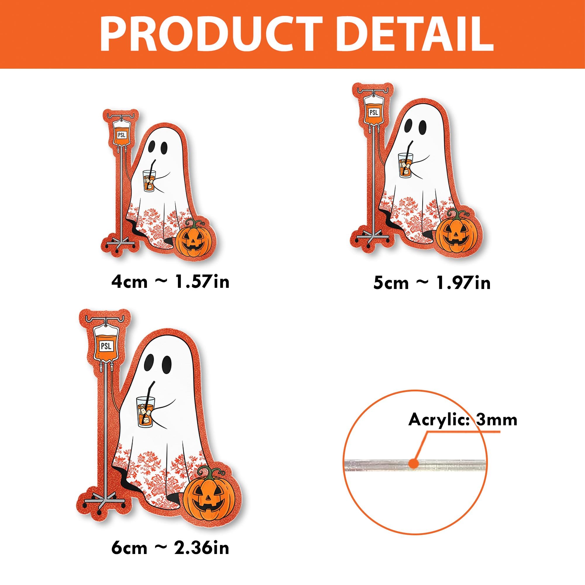 Halloween Ghost Badge Reel: Spooky Fall Work ID Clip
