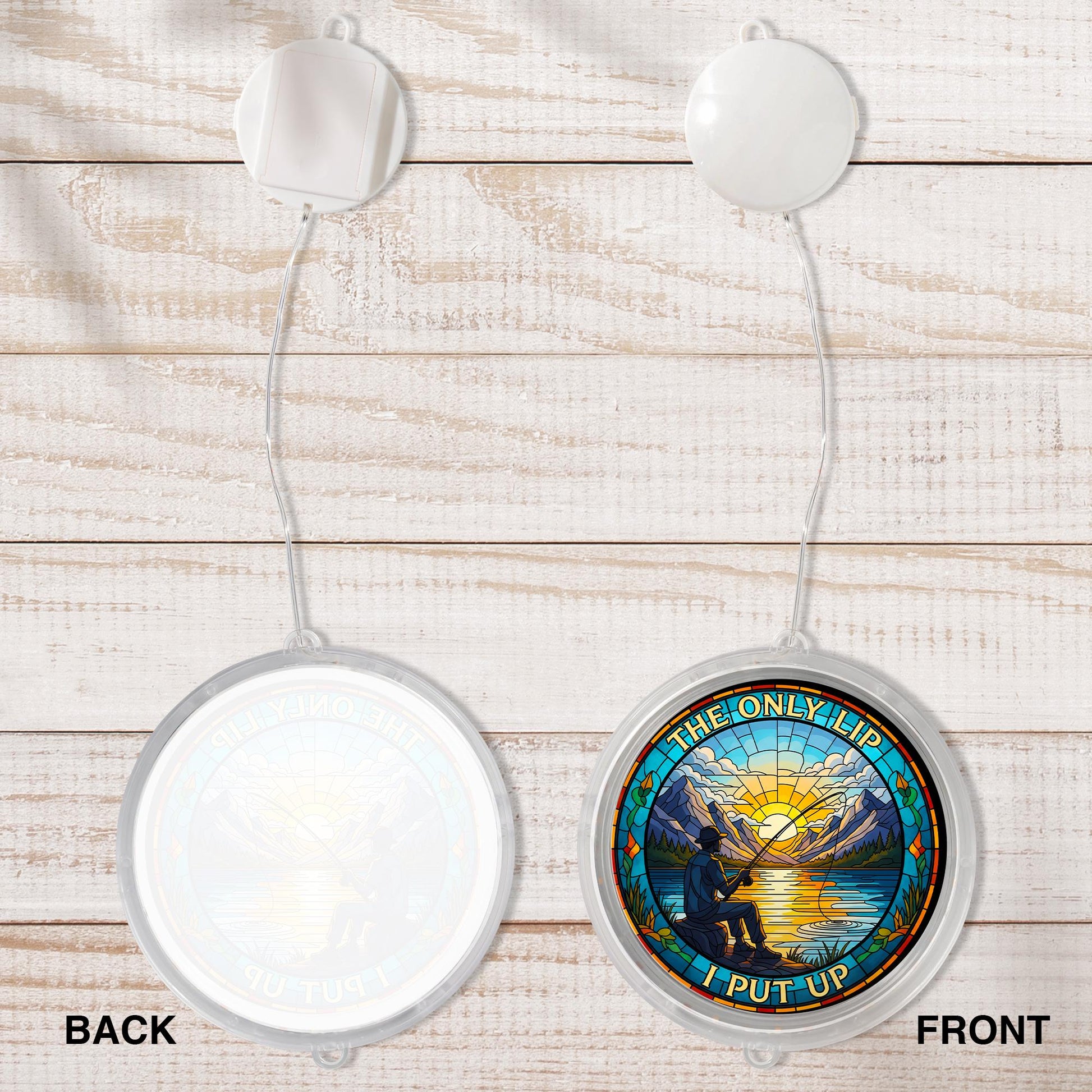 Funny Fishing LED Sign: Fisherman Gift, Man Cave Decor