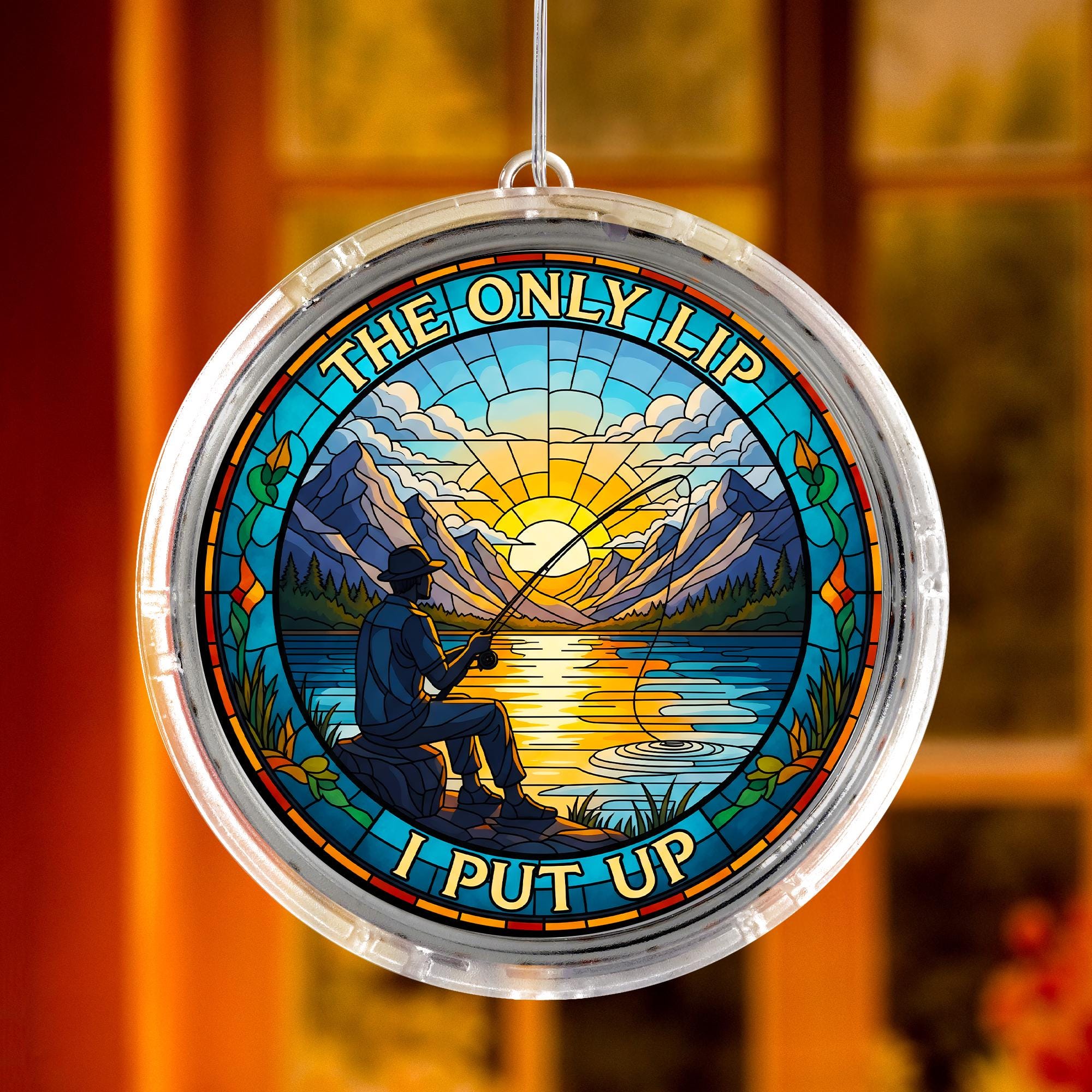 Funny Fishing LED Sign: Fisherman Gift, Man Cave Decor