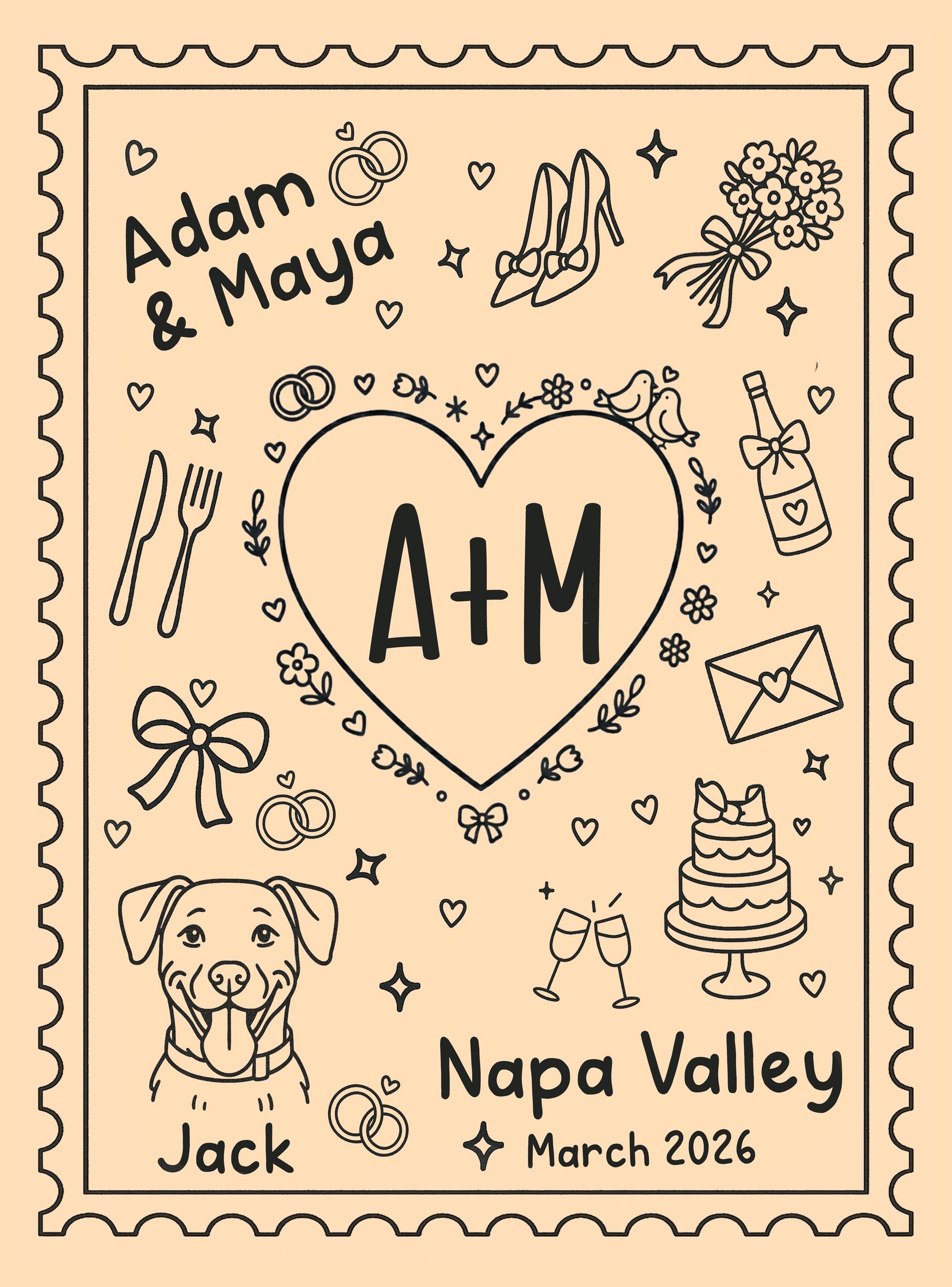 Custom Wedding Fleece Blanket • Personalized Couple Name Date Gift