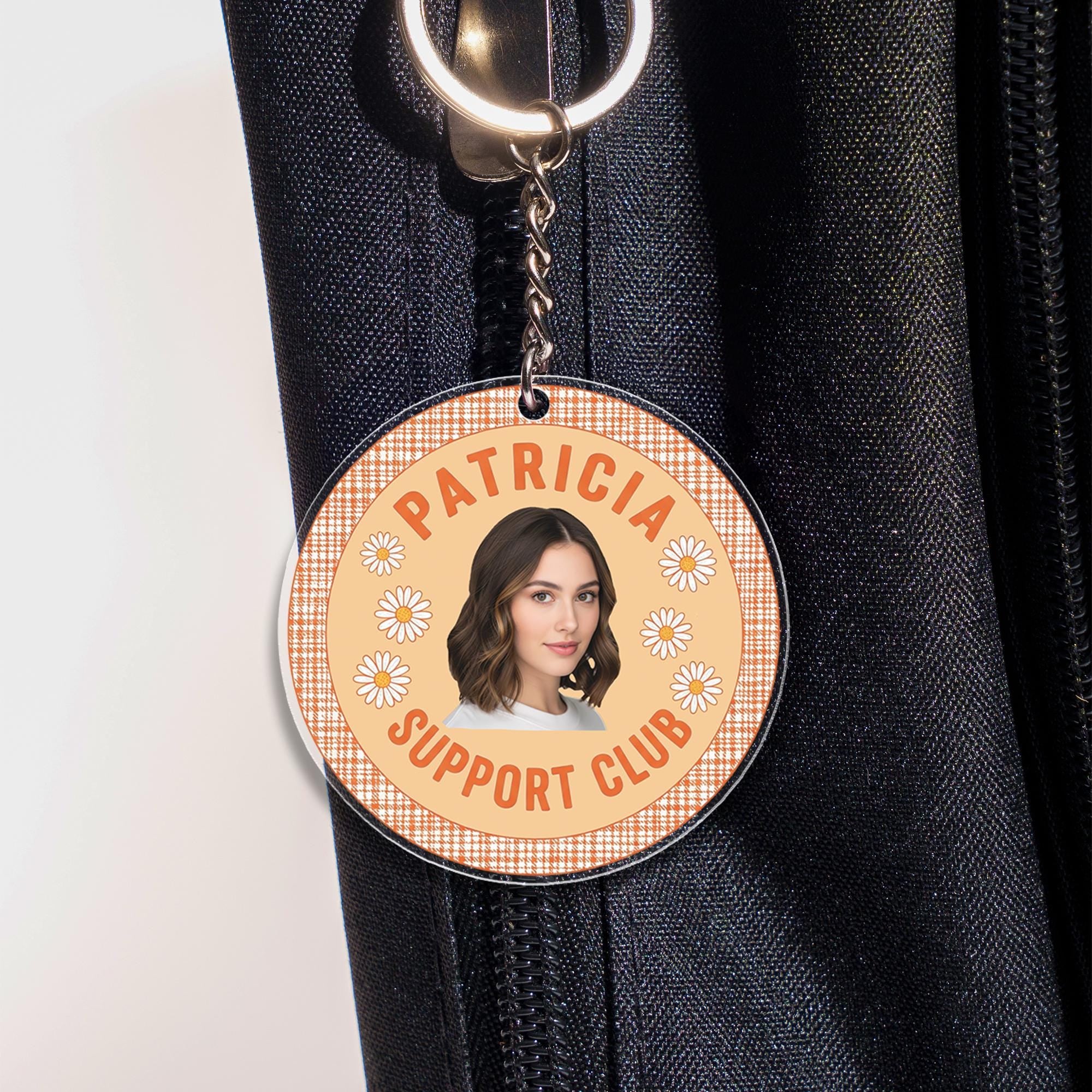 Custom Photo Keychain: Personalized Acrylic Friendship Keyring