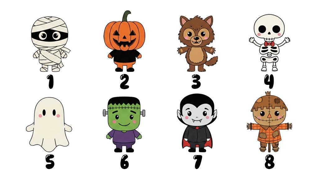 Custom Grandma’s Little Monsters Wooden Block • Personalized Halloween Grandkids Sign