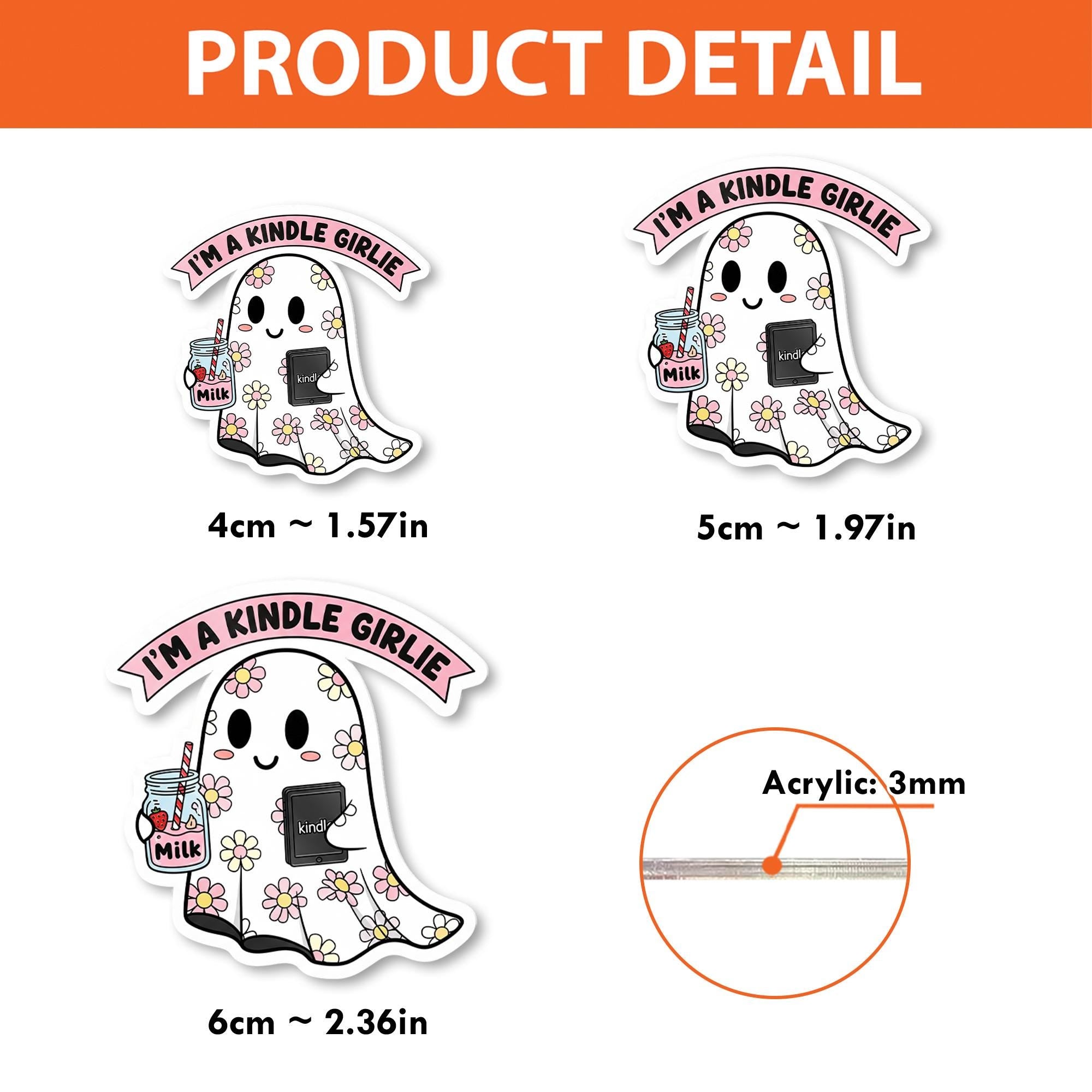 Personalized Ghost Badge Reel | Cute Retractable ID Holder | Nurse Badge Clip | Spooky Work Accessory | Halloween Office Gift