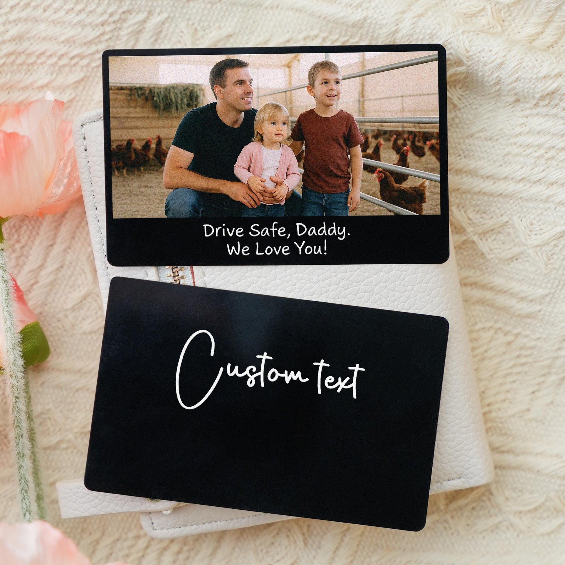 Personalized Photo Wallet Card - Aluminum Keepsake Gift