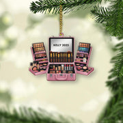 Personalized Makeup Ornament: Custom Cosmetic Christmas Decoration