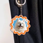 Custom Pet Photo Keychain: Double-Sided Acrylic Keyring