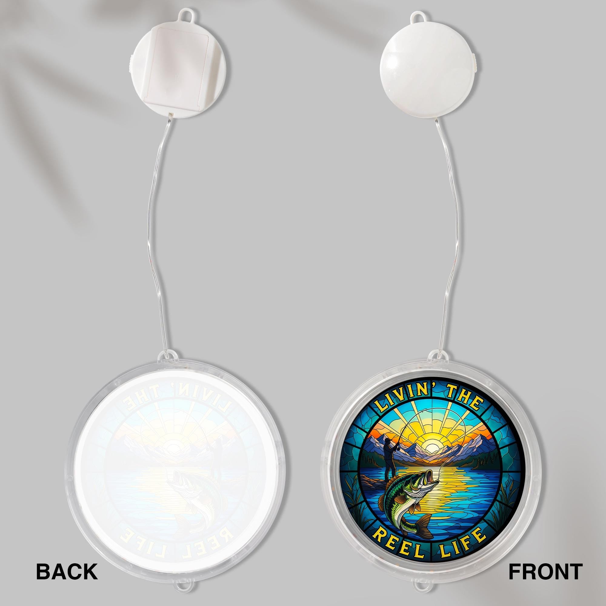 Bass Fishing LED Light: Lake Cabin Decor - Fisherman Gift