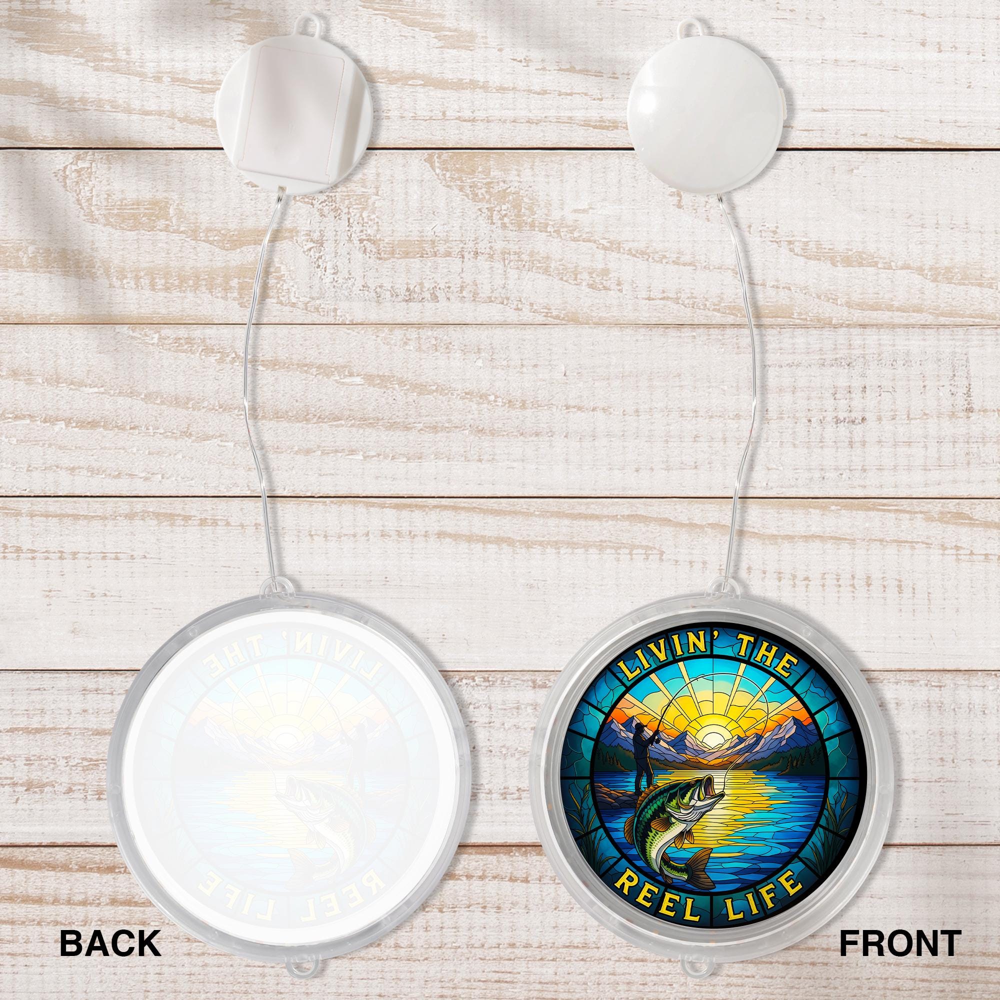 Bass Fishing LED Light: Lake Cabin Decor - Fisherman Gift