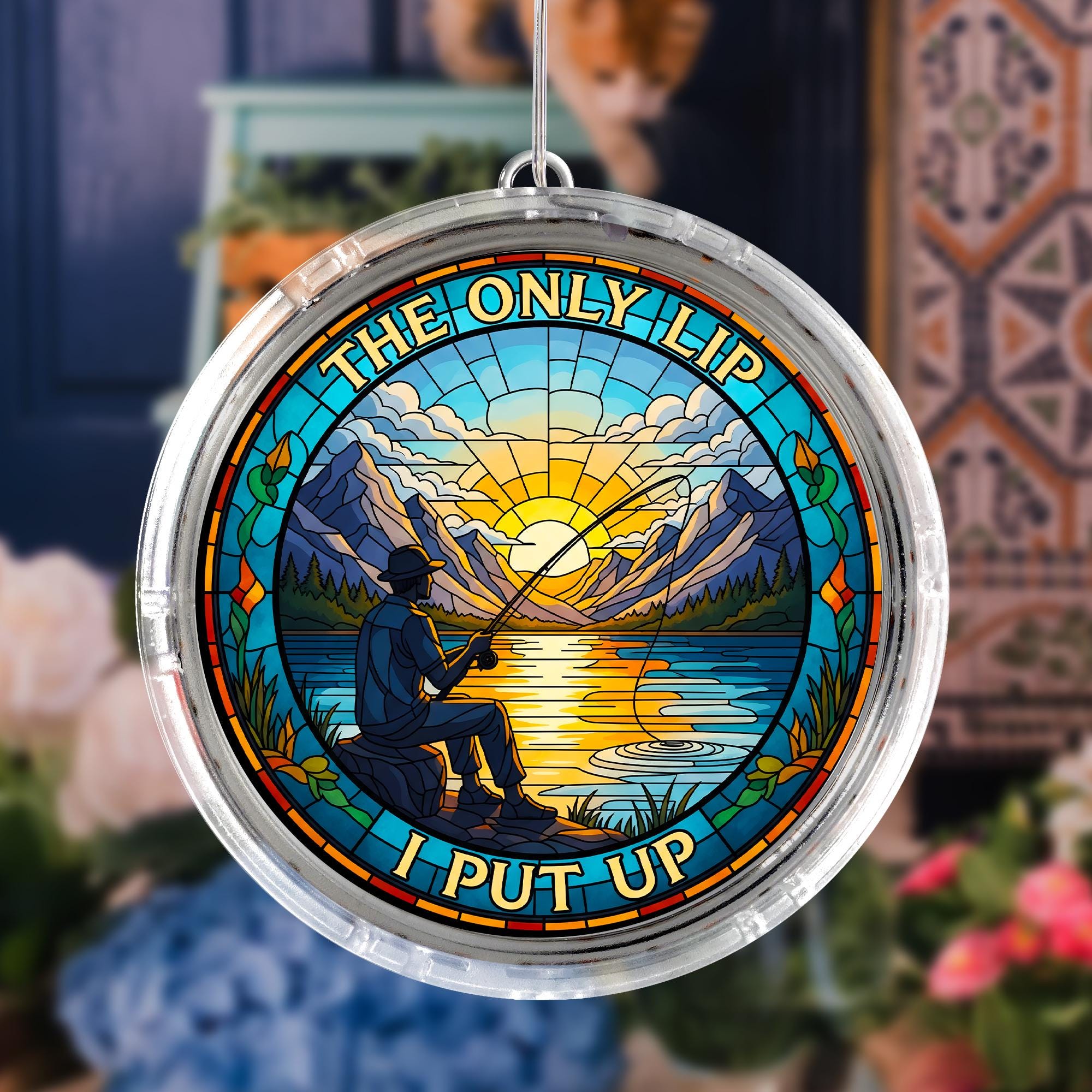 Funny Fishing LED Sign: Fisherman Gift, Man Cave Decor