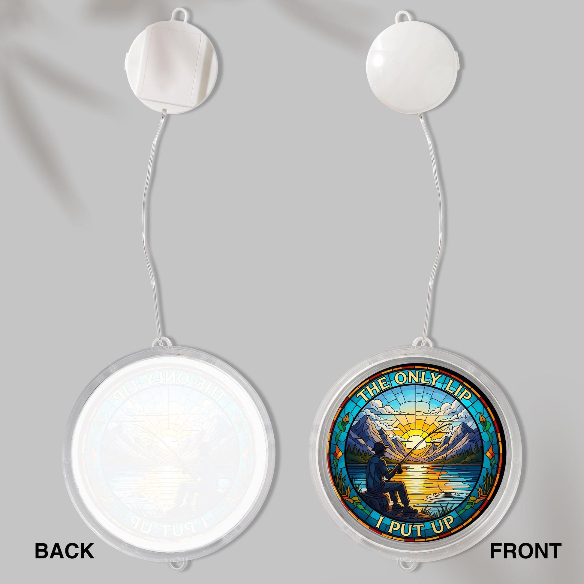 Funny Fishing LED Sign: Fisherman Gift, Man Cave Decor