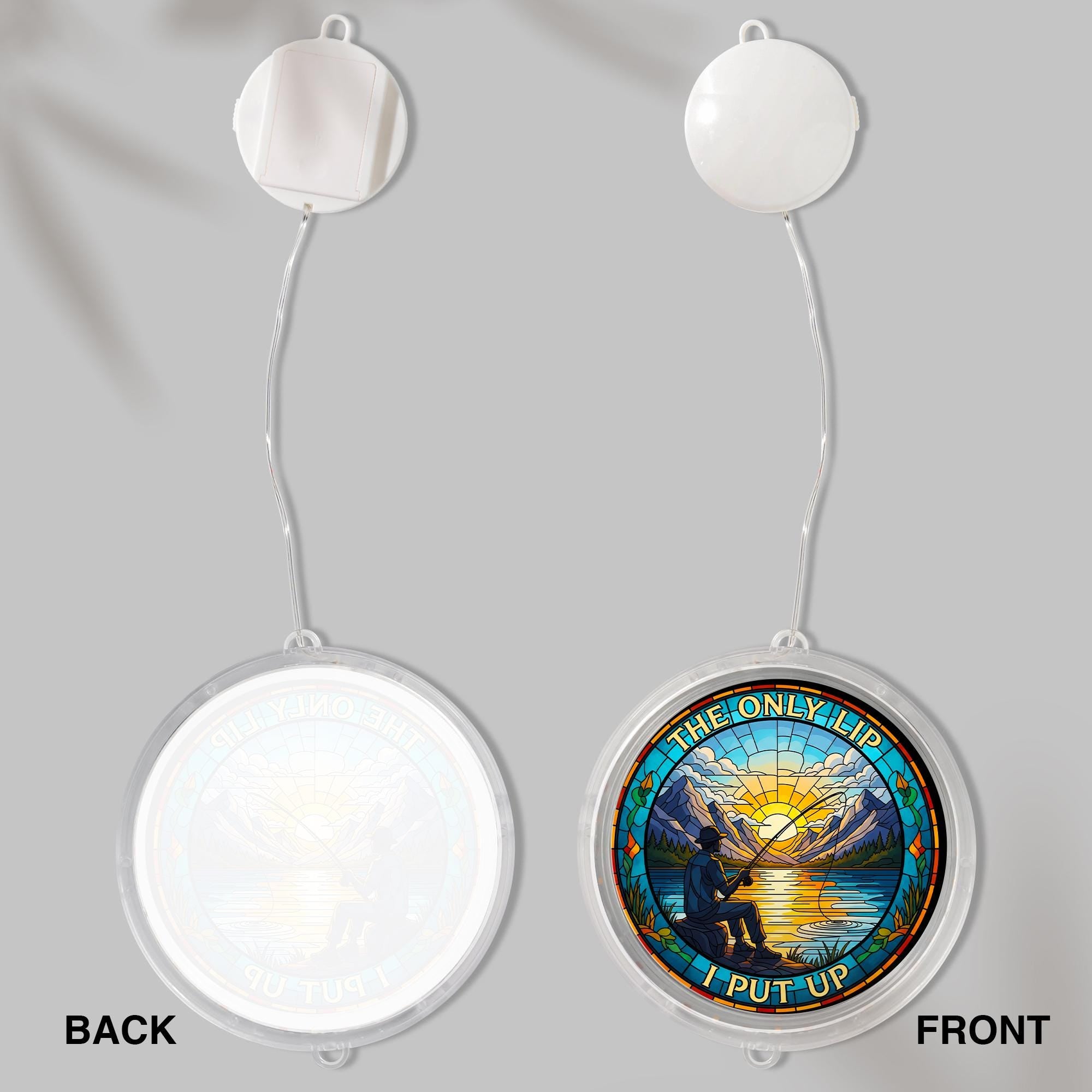 Funny Fishing LED Sign: Fisherman Gift, Man Cave Decor