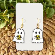 Ghost Radiology Earrings – Spooky Nurse Gift Dangle Earrings for Halloween
