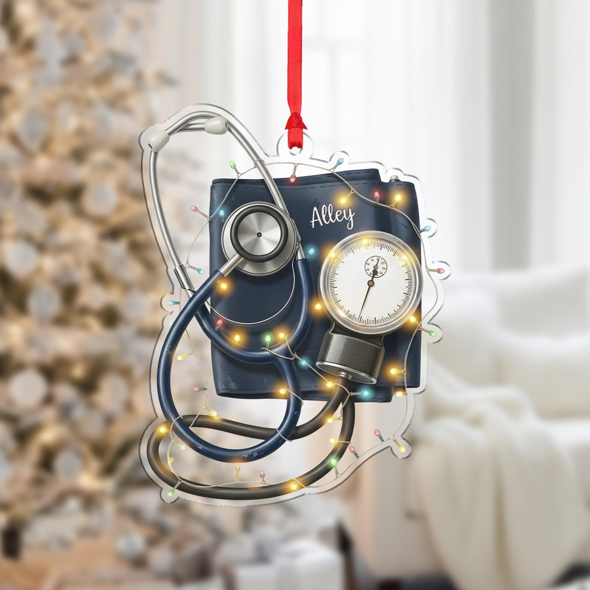 Nurse Ornament Doctor Personalized Christmas Medical Decor