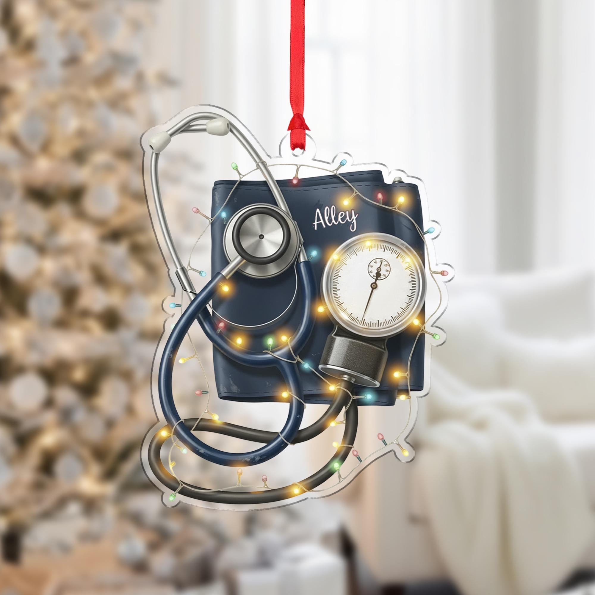 Nurse Ornament Doctor Personalized Christmas Medical Decor
