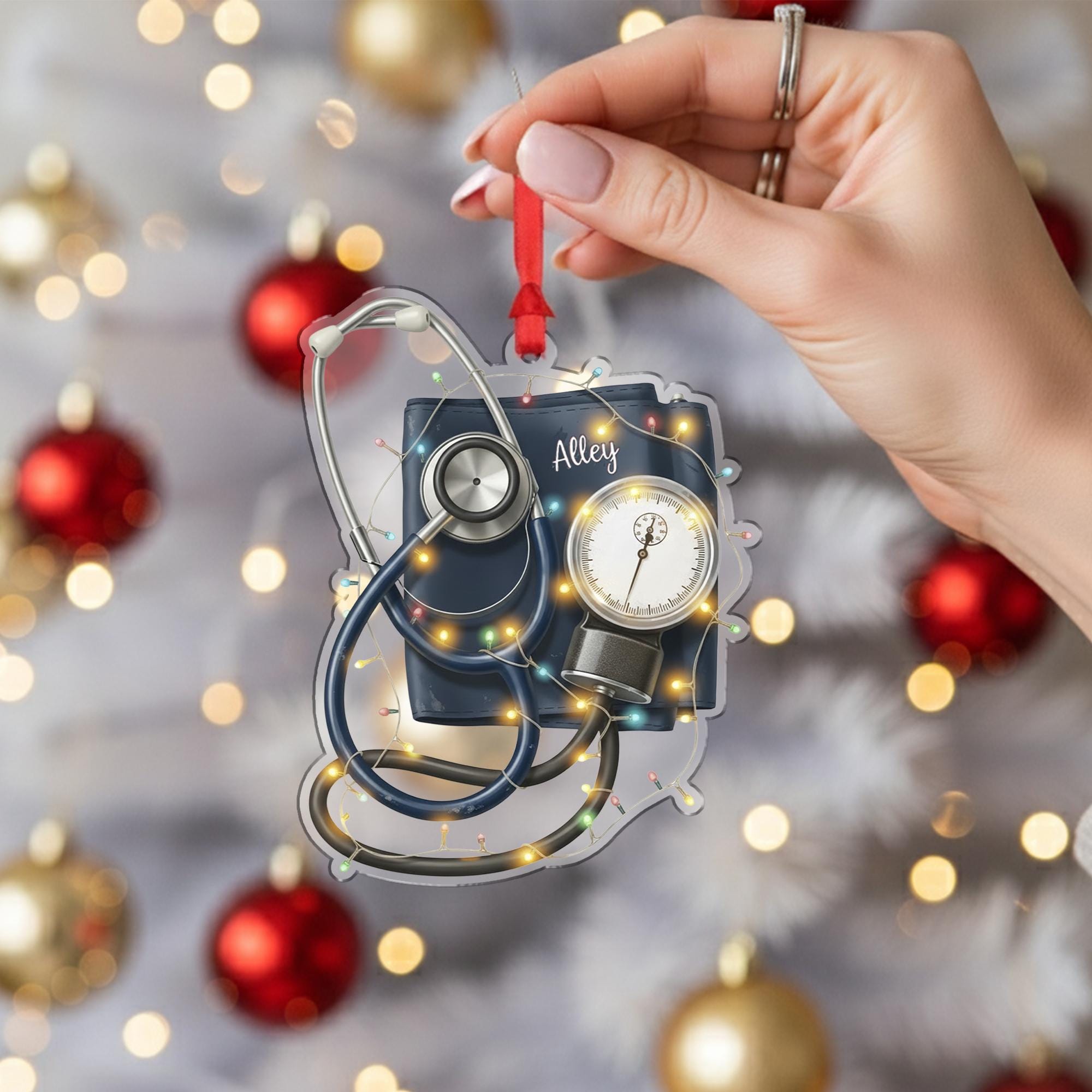 Nurse Ornament Doctor Personalized Christmas Medical Decor