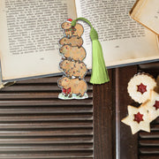 Holographic Acrylic Capybara Bookmark with Tassel Stack