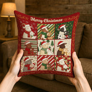 Goat Mom Pillow – Farmhouse Throw Cushion Gift for Goat Lovers and Rustic Home Decor