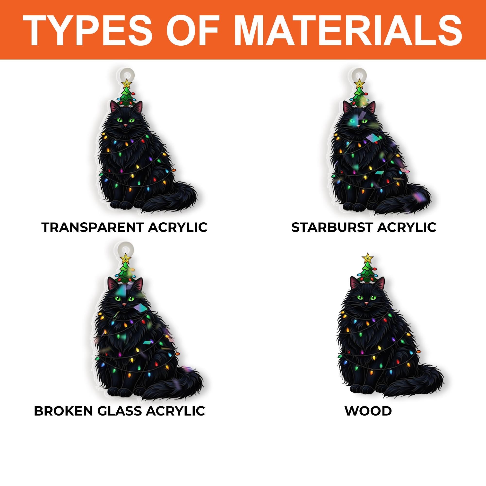 Black Cat Christmas Earrings – Festive Holiday Cat Jewelry with Lights
