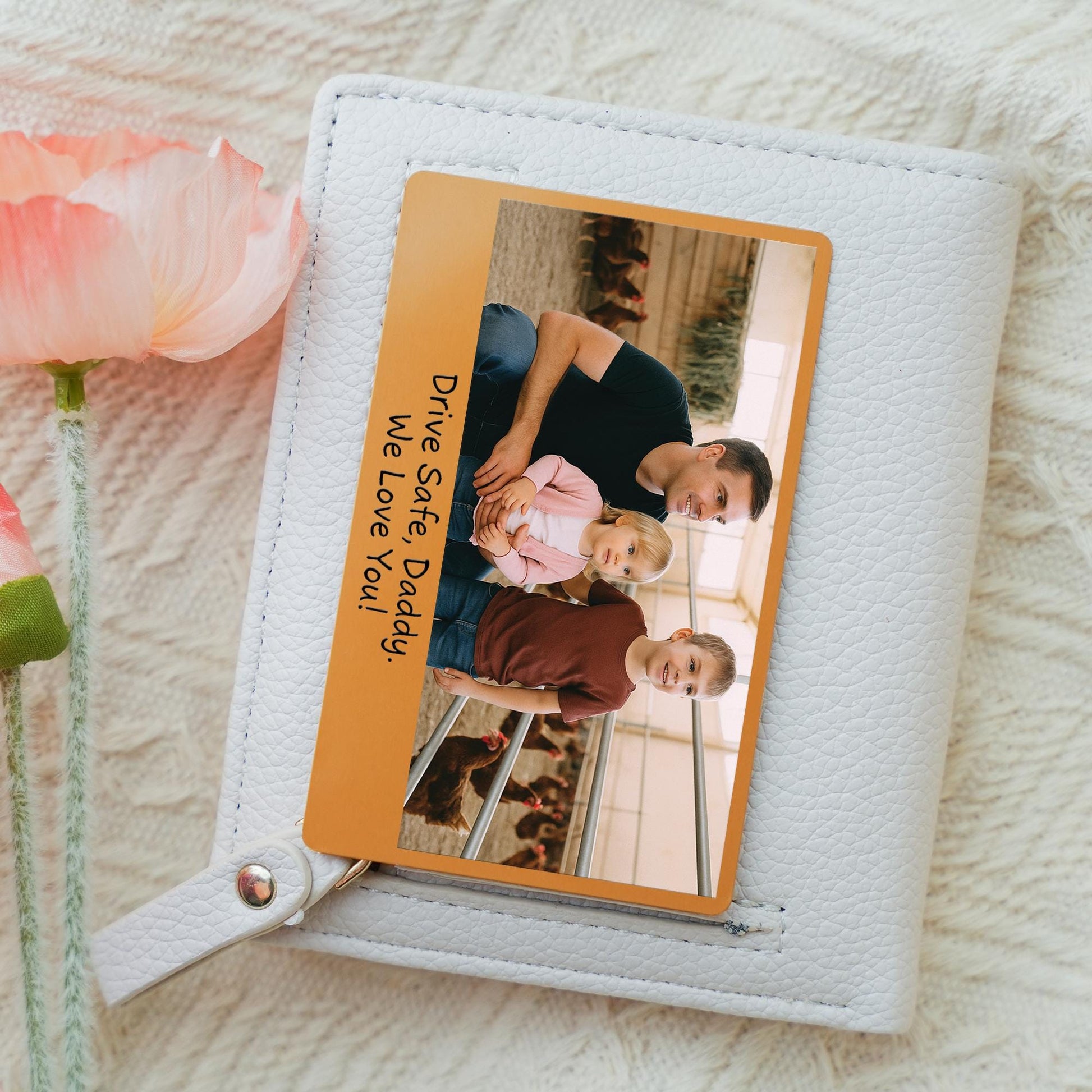 Personalized Photo Wallet Card - Aluminum Keepsake Gift