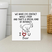 Funny Dog Poop Bathroom Sign: Custom Wooden Humor Decor