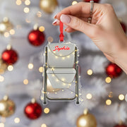 Funny Folding Commode Ornament – Personalized Gag Gift Christmas Decor