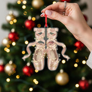 Personalized Ballet Shoe Ornament – Ballet Dancer Keepsake, Kid Christmas Gifts